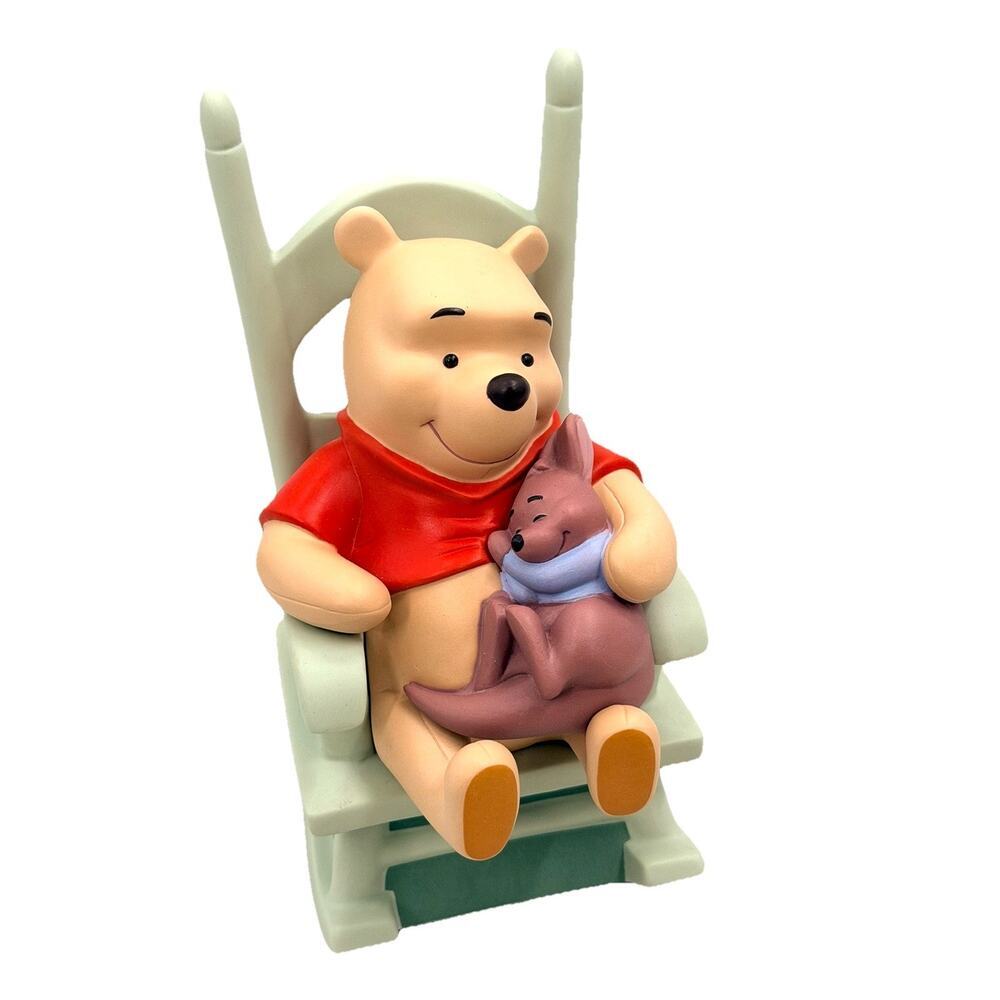 Disney Winnie the Pooh & Friends Winnie & Roo Rocking Chair Porcelain Figurine
